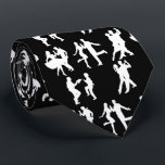 TANZEN KRAWATTE<br><div class="desc">DANKEN auf schwarz — Fügen Sie Ihre eigene Hintergrundfarbe hinzu</div>