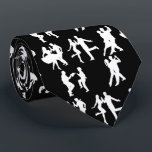 TANZEN KRAWATTE<br><div class="desc">DANKEN auf schwarz — Fügen Sie Ihre eigene Hintergrundfarbe hinzu</div>