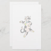 Tanzen-Kuh-Briefpapier Briefpapier (Vorne/Hinten)