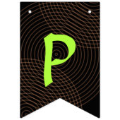 Tanzen-Kürbis-Halloween-Party-Dekoration Wimpelkette (Dritte Fahne)