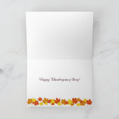 Tanzen-Labrador-Trio-Erntedank Feiertagskarte (Innenseite)