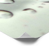 Tanzen lernen im Regen! Raindrops-Foto Poster (Ecke)