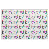 Tanzen-Leute-abstraktes Farbgewebe Stoff (Yard (91,4 cm))