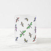 Tanzen-Libellen-Kaffee-Tasse Mattglastasse (Mittel)