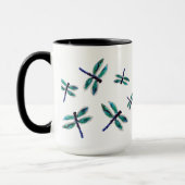 Tanzen-Libellen-Kunst Tasse (Links)