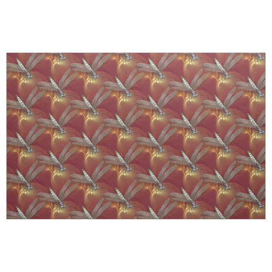 Tanzen-Libellen Stoff (Fat Quarter (45,7 x 55,9 cm))