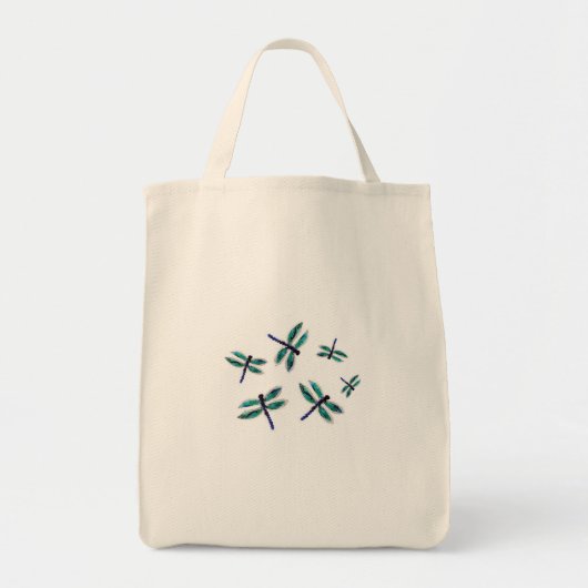 Tanzen-Libellen-Taschen-Kunst Tragetasche (Vorne)