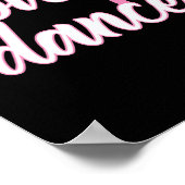 Tanzen "Life Love Dance" Poster (Ecke)