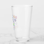 Tanzen Lila Osterhase Glas (Links)