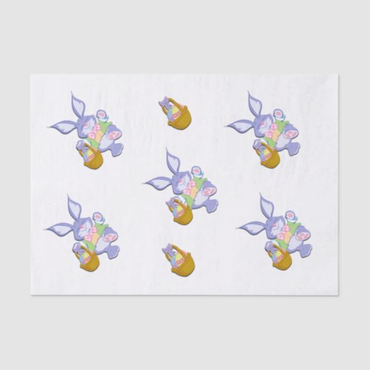 Tanzen Lila Ostersonnige Lavendel Seidenpapier (Vorderseite)