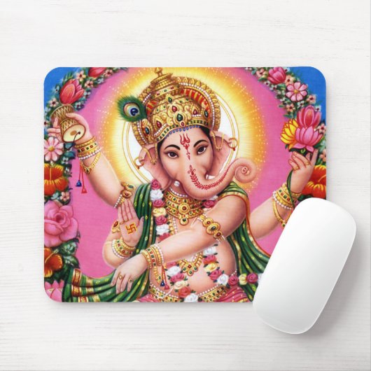 Tanzen-Lord Ganesha Mousepad (Mit Mouse)