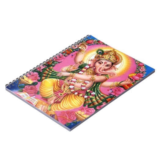 Tanzen-Lord Ganesha Notizblock (Linke Seite)