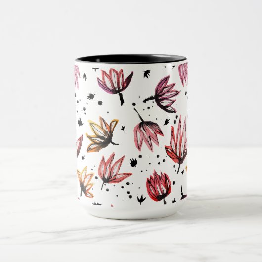 Tanzen Lotus Blume Tasse (Zentrum)