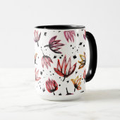 Tanzen Lotus Blume Tasse (VorderseiteRechts)