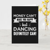 Tanzen macht dich glücklich karte (Gelbe Blume)