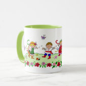 Tanzen macht mich glückliche ukrainische tasse (Vorderseite Links)