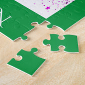 TANZEN Mädchen Rätsel mit personalisiertem Namen. Puzzle (Seite)