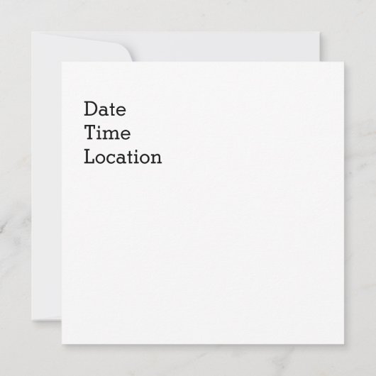 Tanzen-Mann Einladung (Rückseite)