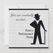 Tanzen-Mann Einladung (Vorderseite)