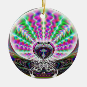 Tanzen-Mann u. Scarabäus-Verzierung Keramikornament