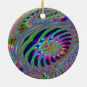 Tanzen-Mann u. Scarabäus-Verzierung Keramikornament (Hinten)