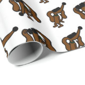 Tanzen Midge Wrapping Paper Geschenkpapier (Rolleneckpunkt)