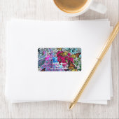 Tanzen mit Blume & Butterflies PV01-Adresse Adressaufkleber (Insitu)