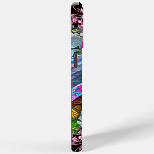 Tanzen mit Blume & Schmetterlingen PV01 Case-Mate iPhone Hülle (Rückseite / Rechts)