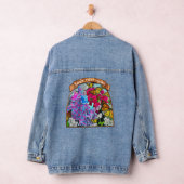 Tanzen mit Blume & Schmetterlingen PV01 Jeansjacke (Hangar)