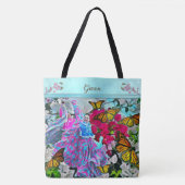 Tanzen mit Blume & Schmetterlingen PV01 Tasche (Vorderseite)