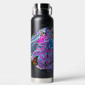 Tanzen mit Blume & Schmetterlingen PV01 Trinkflasche (Vorderseite)