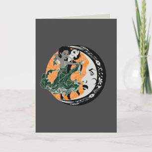 tanzen mit deiner Dunkelheit Feiertagskarte