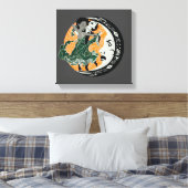 tanzen mit deiner Dunkelheit Leinwanddruck (Insitu (Schlafzimmer))