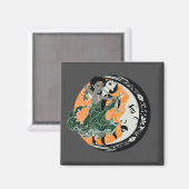 tanzen mit deiner Dunkelheit Magnet (Vorderseite/Rückseite)