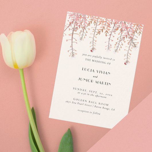 Tanzen mit dem Flüstern der Windhochzeit Einladung