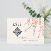 Tanzen mit dem Windsurfen RSVP Karte (Stehend Vorderseite)