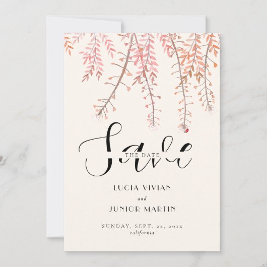 Tanzen mit dem Windsurfen Save the Date Einladung (Vorderseite)