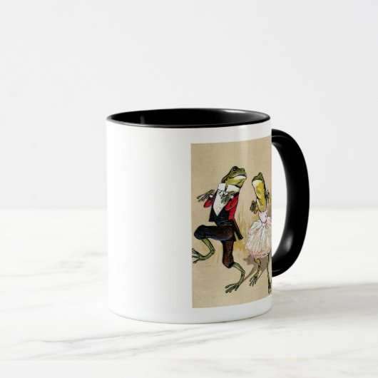 Tanzen mit den Fröschen Tasse (VorderseiteRechts)