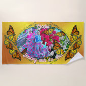 Tanzen mit der Sonne PV01 Strandtuch (Vorderseite)