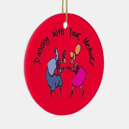 Tanzen mit Erinnerungen Keramik Ornament (Rechts)