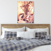 Tanzen mit Fairies Arthur Rackham Illustration Leinwanddruck (Insitu (Schlafzimmer))