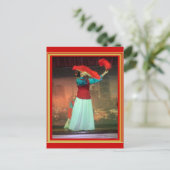 Tanzen mit Fans Postkarte (Stehend Vorderseite)