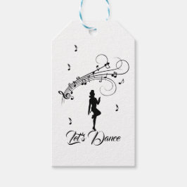 Tanzen mit hoher Stufe nach Maß für die Musik Geschenkanhänger