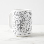 Tanzen mit Katzen 🐈 Kaffeetasse (Vorderseite Links)
