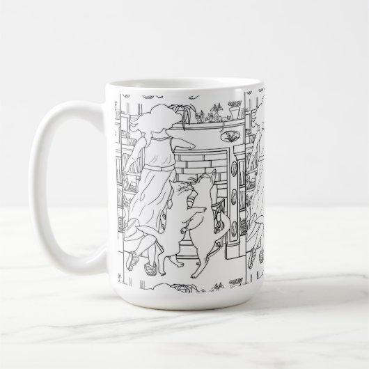 Tanzen mit Katzen 🐈 Kaffeetasse (Links)