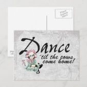Tanzen mit Kühen Postkarte (Vorne/Hinten)