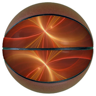 Tanzen mit moderner Abstrakter Fraktal Kunst Basketball