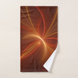 Tanzen mit moderner Abstrakter Fraktal Kunst Handtuch