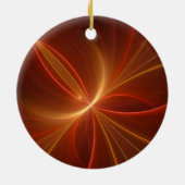 Tanzen mit moderner Abstrakter Fraktal Kunst Keramik Ornament (Hinten)