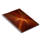 Tanzen mit moderner Abstrakter Fraktal Kunst Notizblock (Rechte Seite)